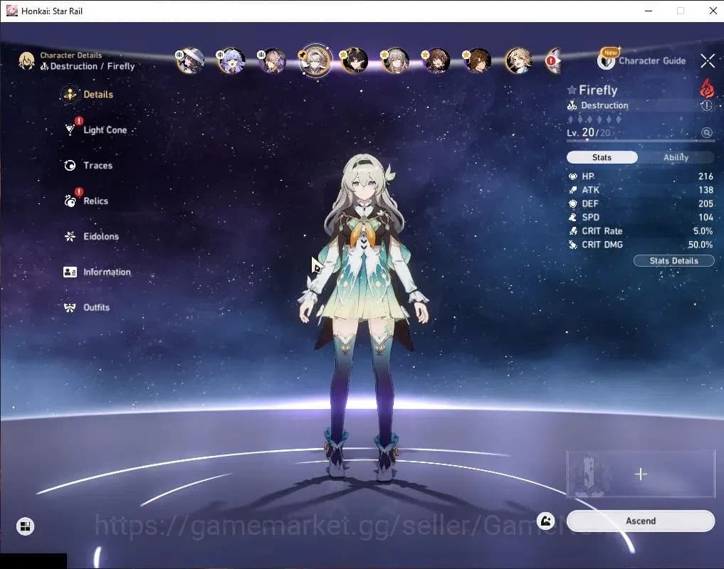 Honkai Star Rail Accounts Asia|TL 43|1 Golden Companion|5 Limited|Firefly,Th image 16