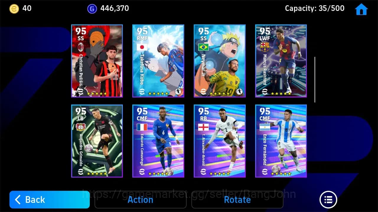 eFootball Accounts ANDROID|PW 3123|Eden Hazard Big Time,Manuel Akanji image 2