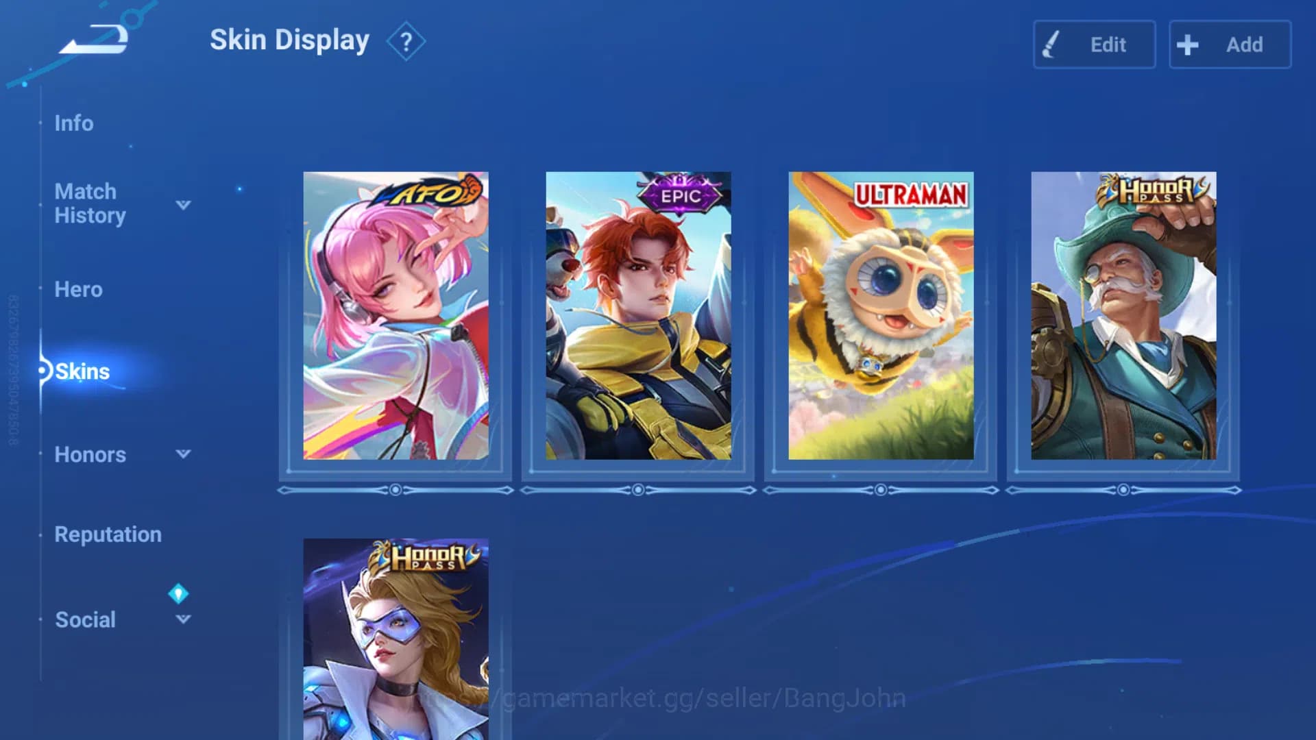 Honor of Kings Accounts GLOBAL 112H 139S | JUNG T11 | FLAW LIBAI | JJK KON image 12