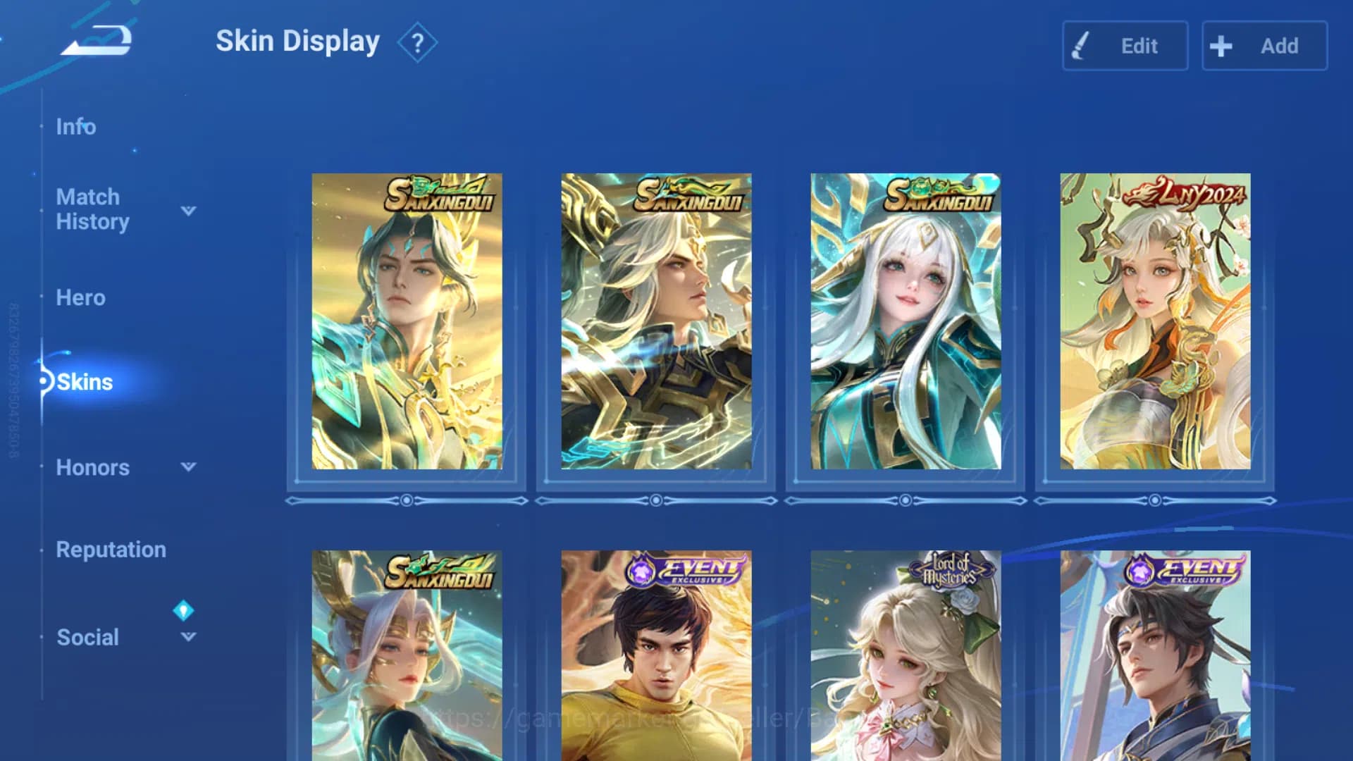 Honor of Kings Accounts GLOBAL 112H 139S | JUNG T11 | FLAW LIBAI | JJK KON image 13