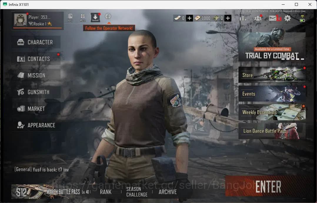 Arena Breakout Accounts MOBILE | LVL 30| SV 20M+| CV 20M+ | many skin WP, image 2