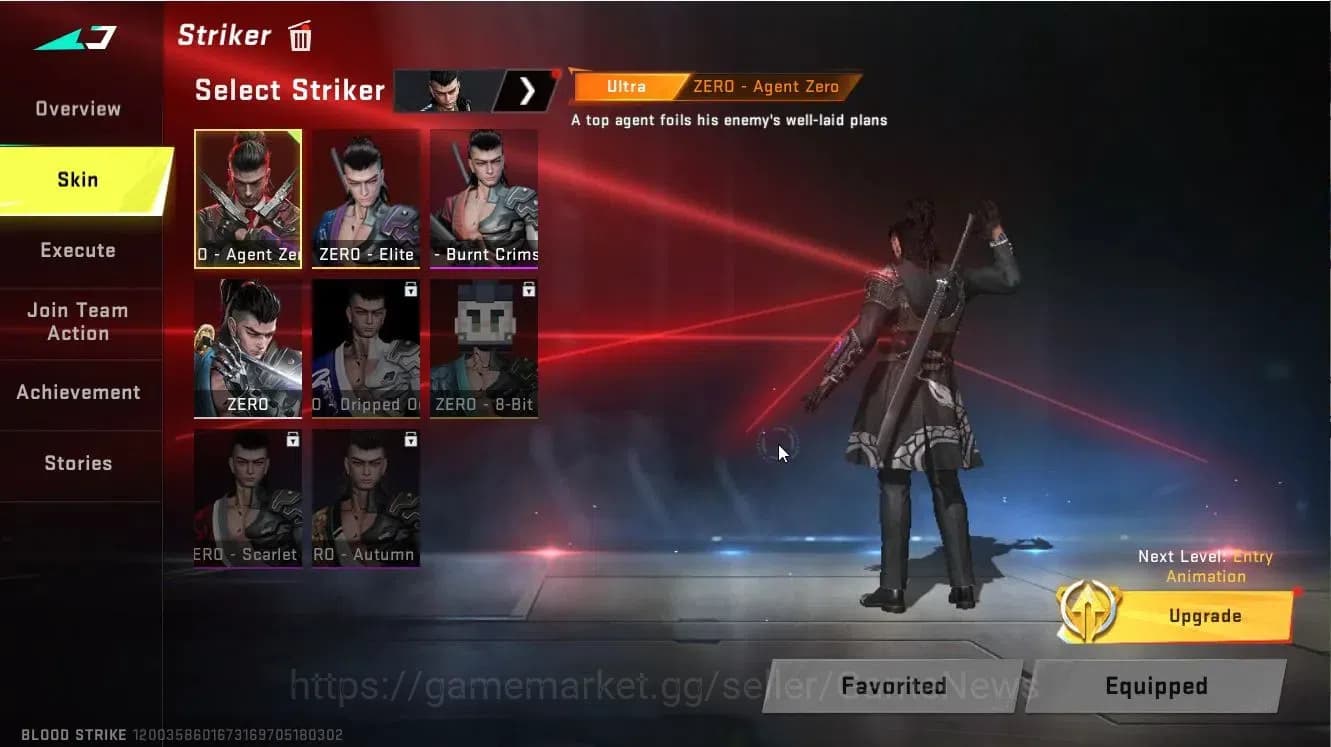 Blood Strike Accounts ASIA|3 ETERNAL[DEagle-Scorpious,AK47-Overload Lv 3 image 3