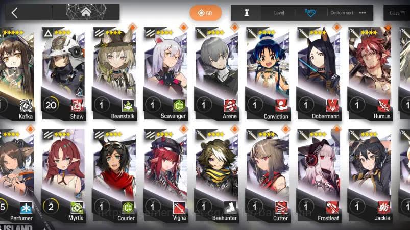 Arknights Accounts Global Lv29 | 8 Limit | Logos,SilverAsh,ZuoLe,Eben image 3