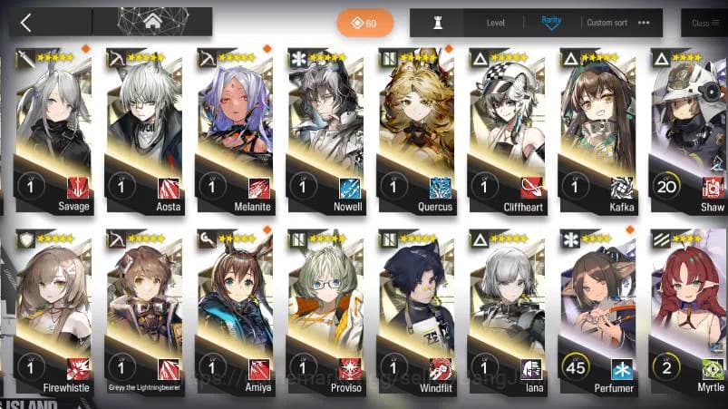 Arknights Accounts Global Lv29 | 8 Limit | Logos,SilverAsh,ZuoLe,Eben image 4