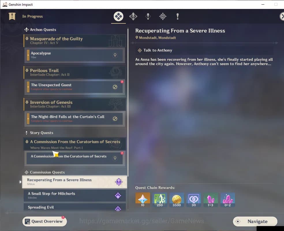 Genshin Impact Accounts ASIA|AR 45|Prime Team Skirk|3 Limited+2(*5Wep)|Esc image 10