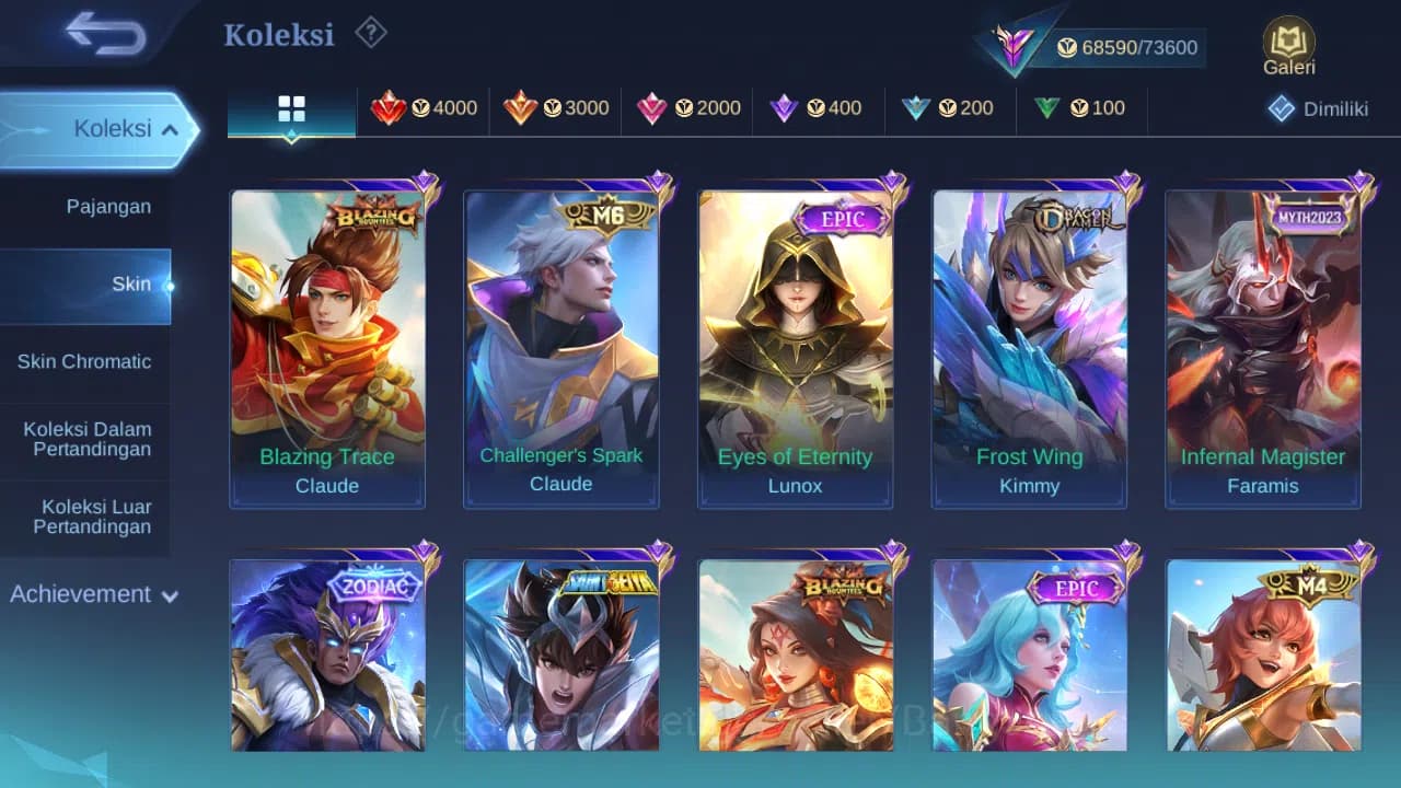 Mobile Legends: Bang Bang Accounts Hero 128 Skin 251 | Prime Claude | Luckybox Zhask image 10