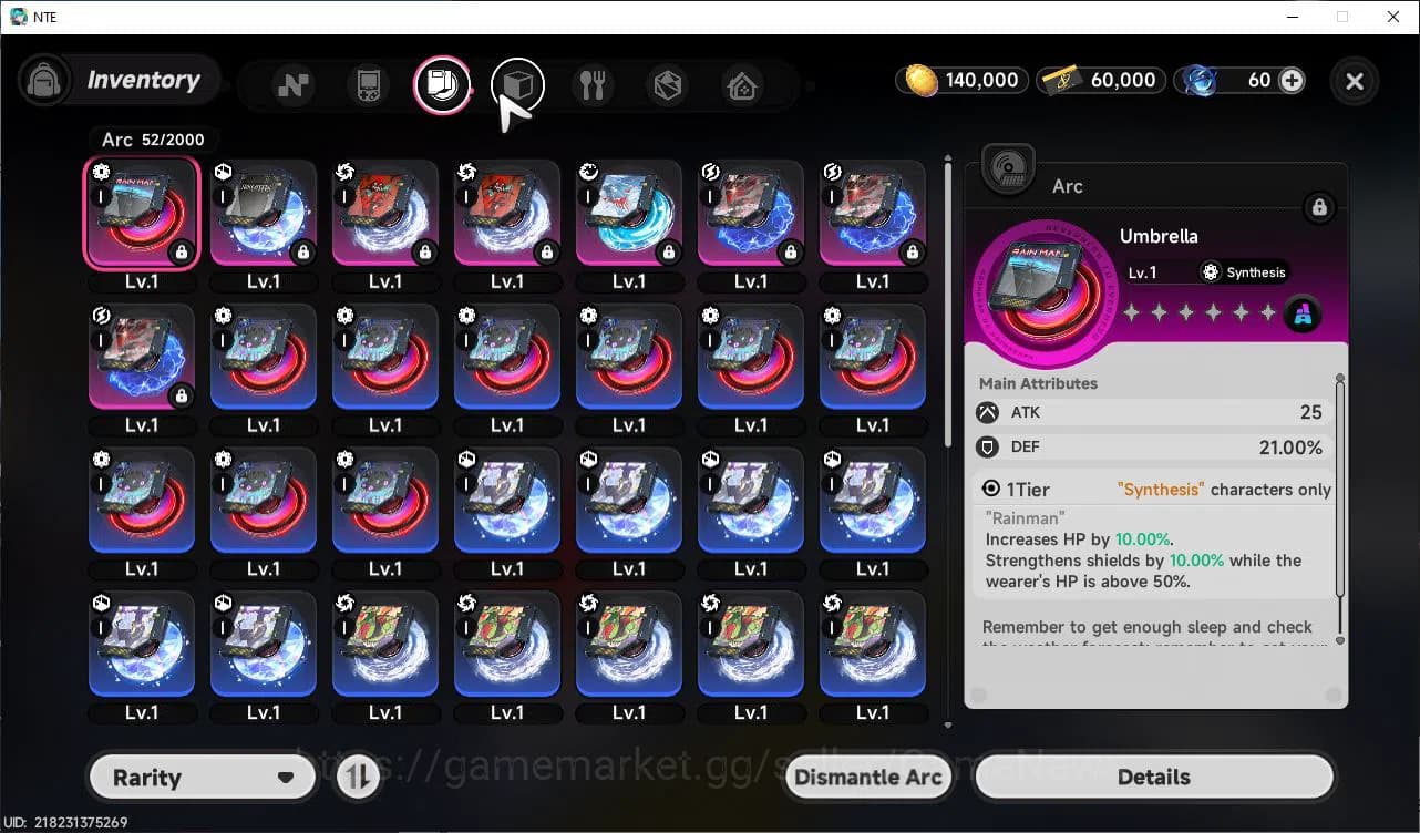 Neverness to Everness Accounts GLOBAL NA|HL 3| 1 SSR Sakiri |Selector 40/50|4 SR| image 7