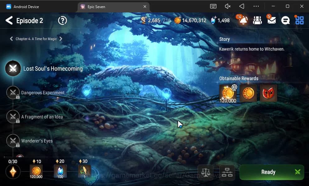 Epic Seven Accounts GLOBAL UNVERIF|NEW ERA|5 ML(Ab Yufine,TE kayron,SE image 14