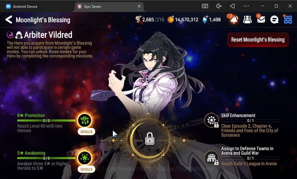 Epic Seven Accounts GLOBAL UNVERIF|NEW ERA|5 ML(Ab Yufine,TE kayron,SE image 8