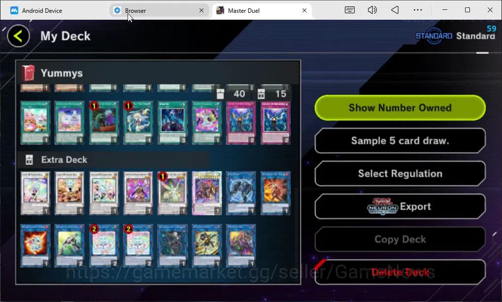 Yu-Gi-Oh! Master Duel Accounts Lv 18 | 20 Deck |VSK9,DragonMaid,Dracotail,Yummys, image 11