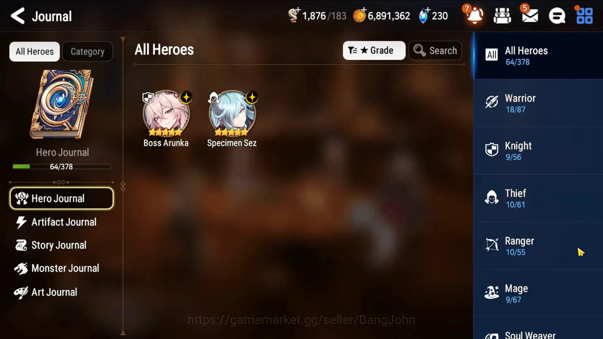 Epic Seven Accounts Global Unverif|Starter|2ML(Boss Arunka, Specimen S image 19