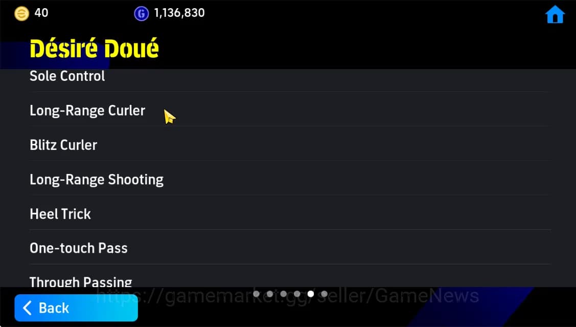 eFootball Accounts Mobile|Edmitson(Fortress),Desire Doue(Blitz Curler image 8