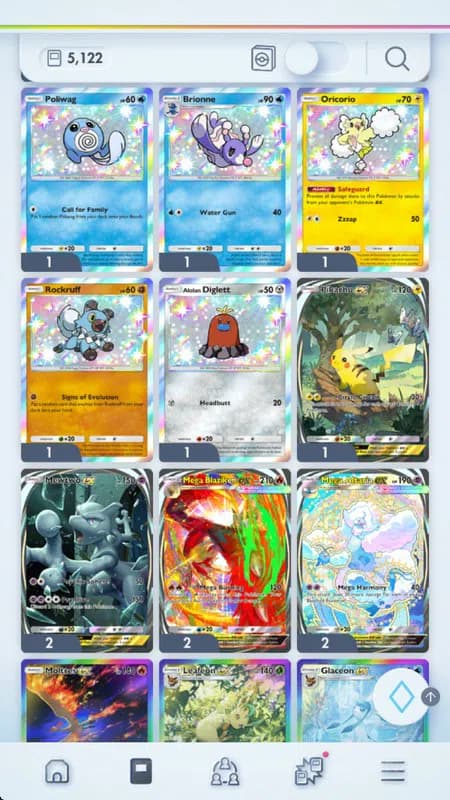 Pokémon TCG Pocket Accounts EN| 5k+ Card| 90+ EX| 2 Crown(RareCandy,Lilligant) image 3