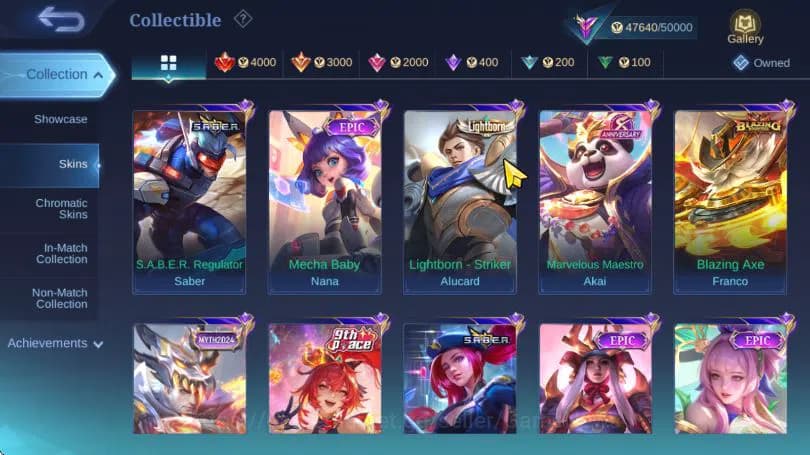 Mobile Legends: Bang Bang Accounts Hero 118|Skin 188|High Immo 106|Prime+M7 Granger,A image 9