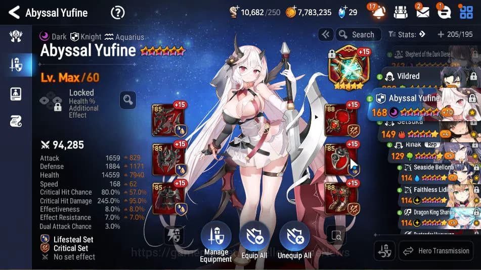 Epic Seven Accounts ASIA Verif|12 ML(DB Senya,DK Sharun,Ab Yufine,Etc) image 18