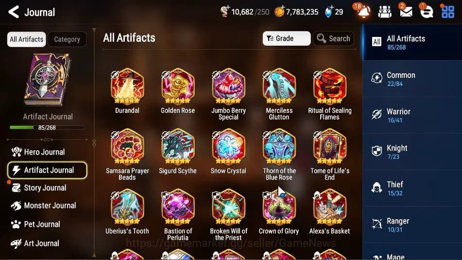 Epic Seven Accounts ASIA Verif|12 ML(DB Senya,DK Sharun,Ab Yufine,Etc) image 9
