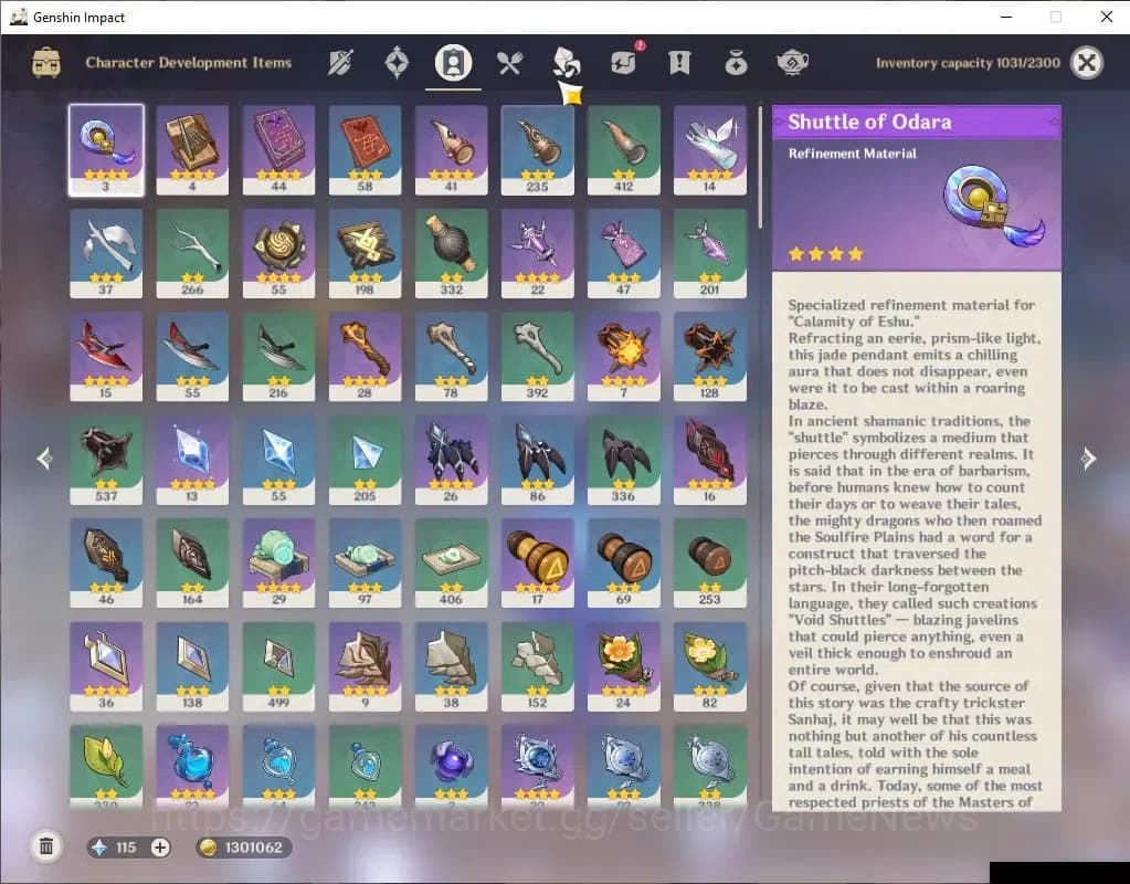 Genshin Impact Accounts Asia|AR 59|Moonlit Bloom Team|14 Limited+9(*5Wep)| image 15