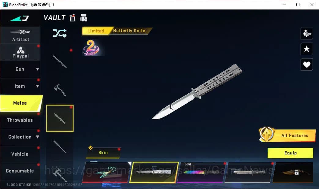 Blood Strike Accounts ASIA|7 ETERNAL COLLAB M4A1,UZI,QBZ95,SPIKE,Ethan|M image 10
