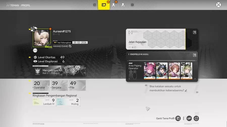 Arknights: Endfield Accounts ASIA | Level 49 | 2 Limit+2 Sign | Yvonne Sign, Ta image 2