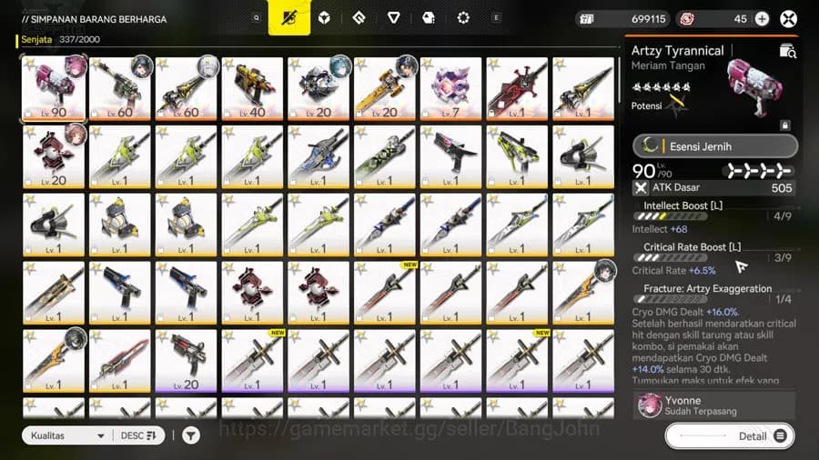 Arknights: Endfield Accounts ASIA | Level 49 | 2 Limit+2 Sign | Yvonne Sign, Ta image 4