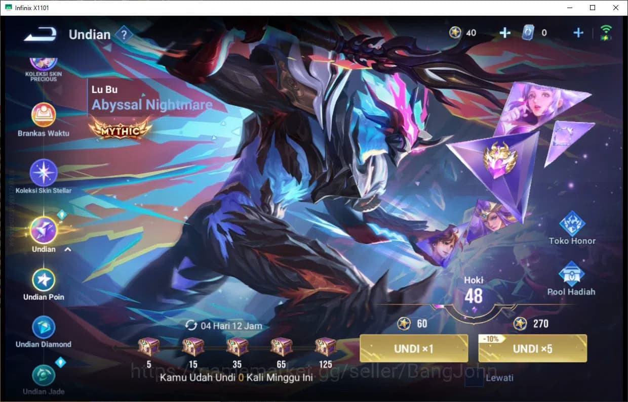 Honor of Kings Accounts GLOBAL|112H|144S|LG=YING,LADY SUN,|LNY=DA QIAO|HNR image 3