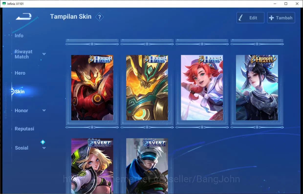 Honor of Kings Accounts GLOBAL|112H|144S|LG=YING,LADY SUN,|LNY=DA QIAO|HNR image 5