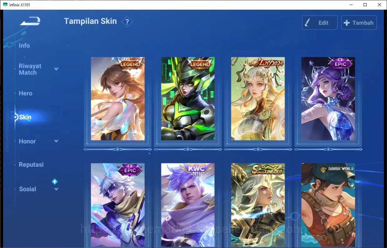 Honor of Kings Accounts GLOBAL|112H|144S|LG=YING,LADY SUN,|LNY=DA QIAO|HNR image 7