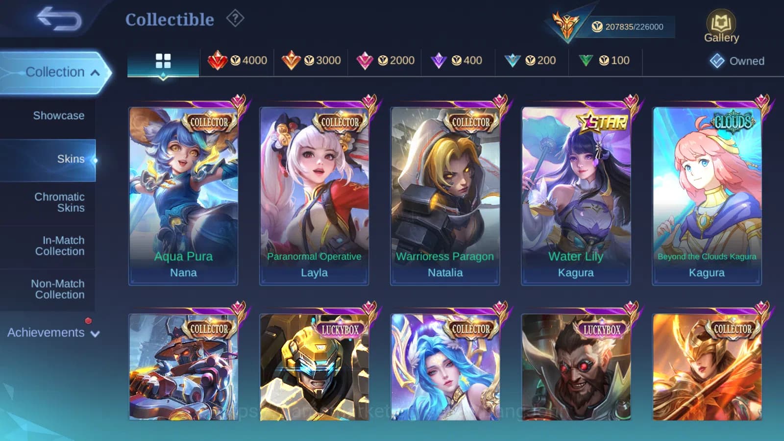 Mobile Legends: Bang Bang Accounts Hero 132 Skin 523 | Legend GS, Lunox | Zenith Sele image 6