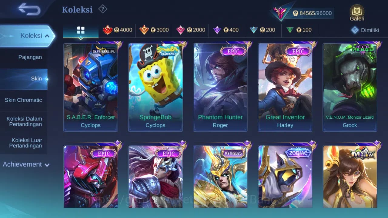 Mobile Legends: Bang Bang Accounts GLOBAL Hero 132 Skin 304 Aspirant Fanny Layla | 11 image 4