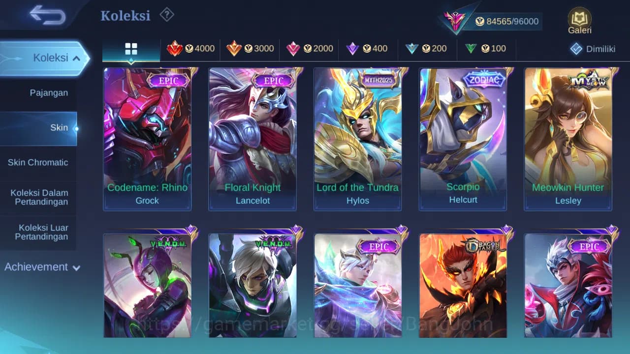 Mobile Legends: Bang Bang Accounts GLOBAL Hero 132 Skin 304 Aspirant Fanny Layla | 11 image 6