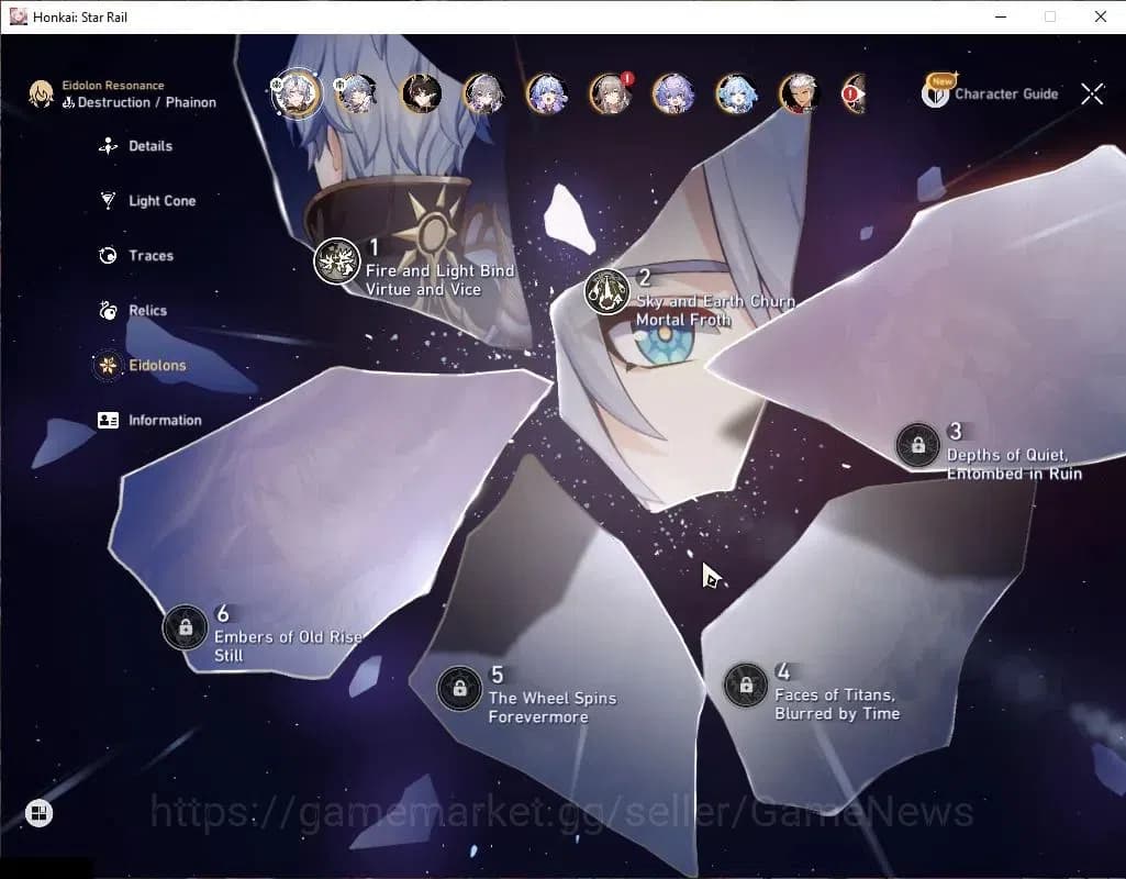Honkai Star Rail Accounts Asia|TL 58|Phainon Prem Team|10 Limited|PhainonE2, image 5