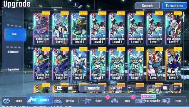 SD Gundam G Generation ETERNAL Accounts Global Rank 1|StrikeFreedom MaxLimitBreak,Destiny image 2