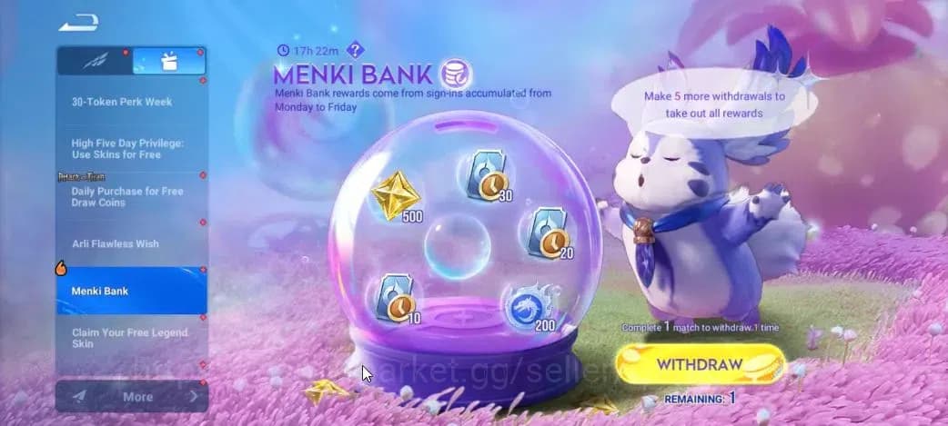 Honor of Kings Accounts Hero 7|Starter with Legend Skin Selection Chest(Di image 7