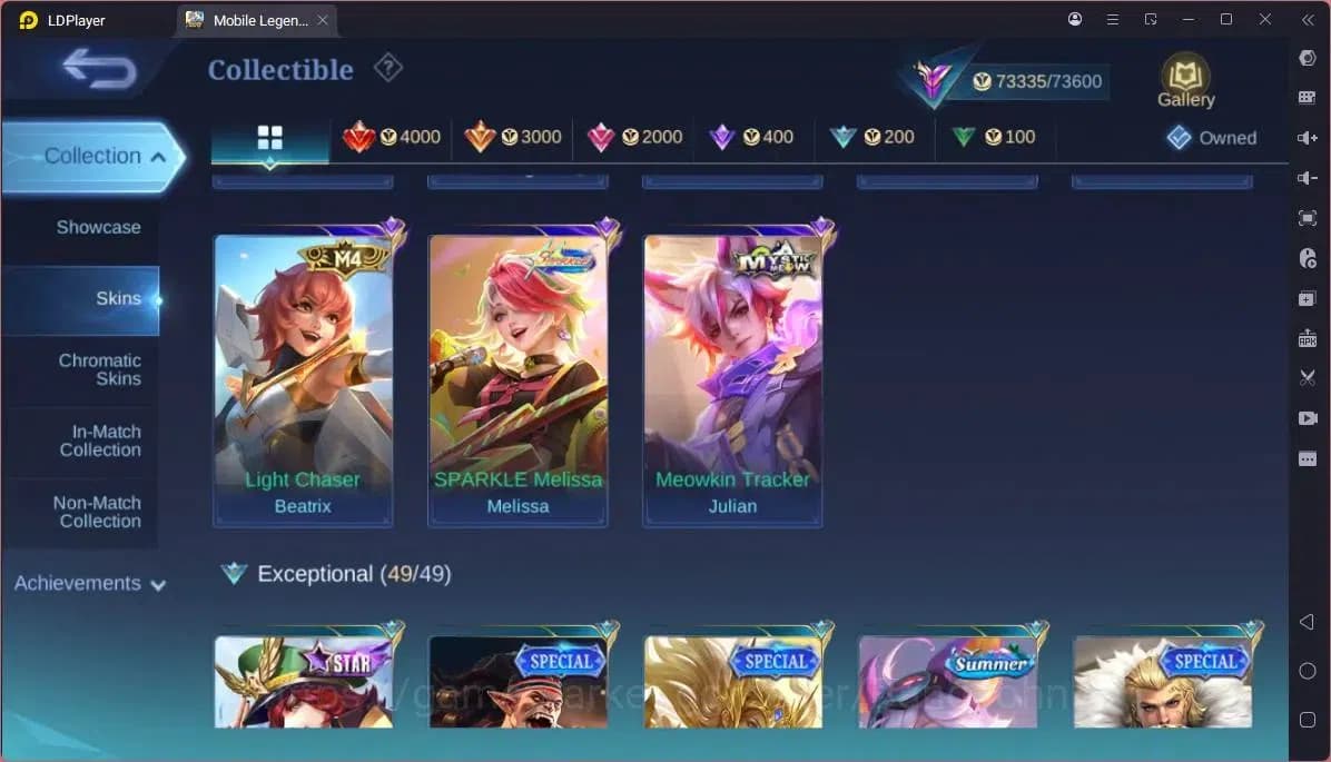 Mobile Legends: Bang Bang Accounts GLOBAL Hero 132 Skin 282|Aspirant Ruby|Prime Beatr image 1