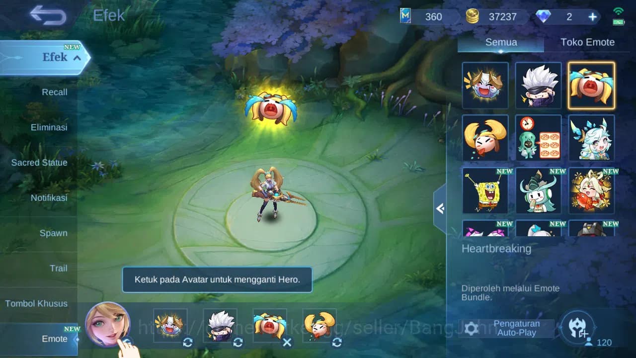 Mobile Legends: Bang Bang Accounts GLOBAL Hero 120 Skin 192 | Prime Granger | Zodiac image 15