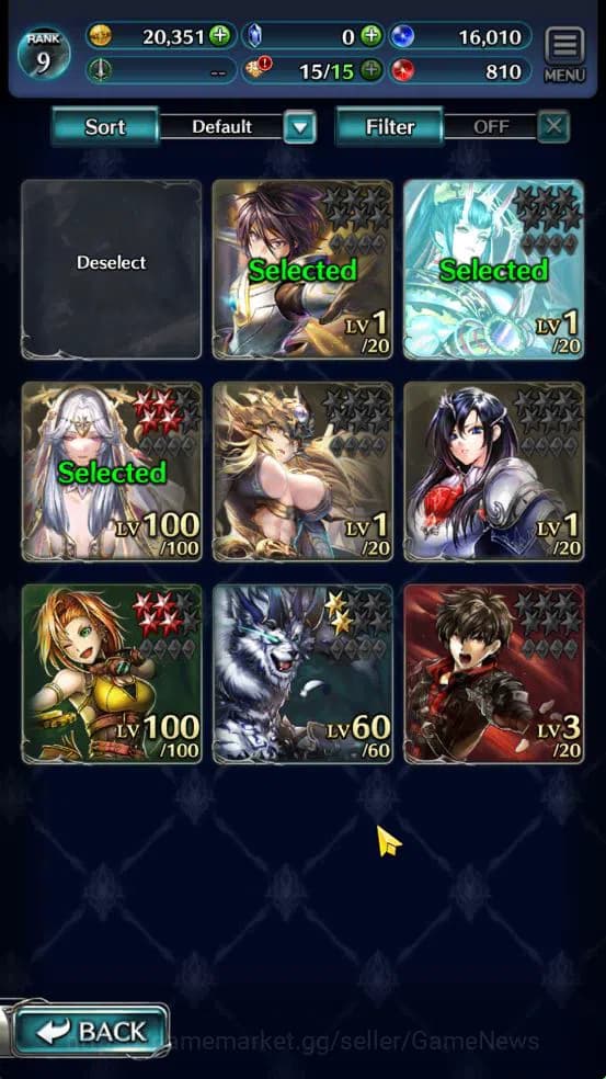 Last Cloudia Accounts GLOBAL | Starter Rank 9 | Hinata Sakaguchi, AoG La image 1