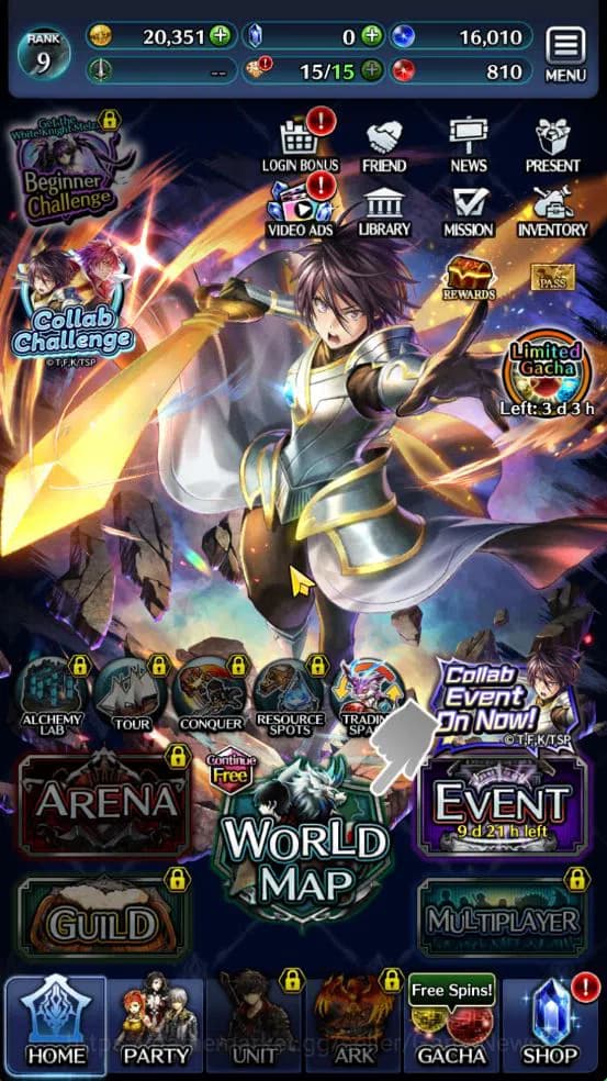 Last Cloudia Accounts GLOBAL | Starter Rank 9 | Hinata Sakaguchi, AoG La image 6