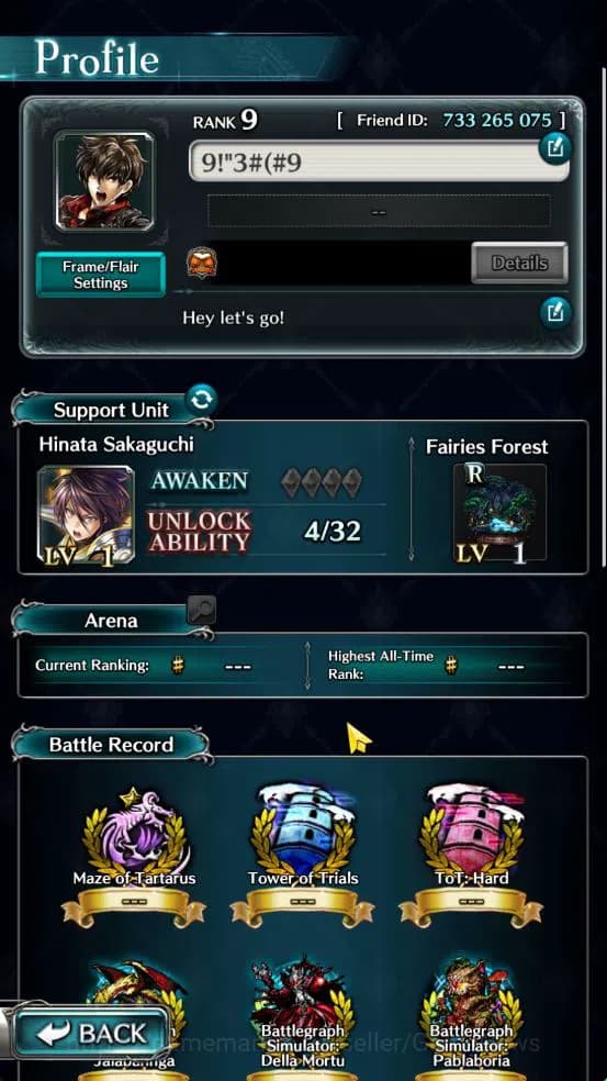 Last Cloudia Accounts GLOBAL | Starter Rank 9 | Hinata Sakaguchi, AoG La image 7