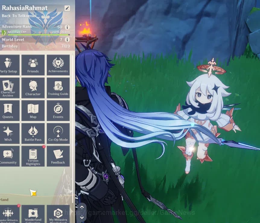 Genshin Impact Accounts ASIA|AR 50|1 Limited +2(*5Weapon)|Flins+Sign|Mc Ma image 1