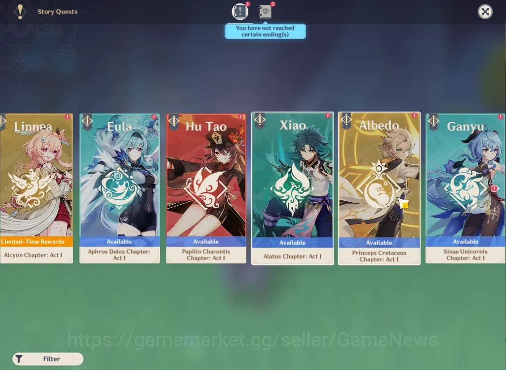 Genshin Impact Accounts ASIA|AR 50|1 Limited +2(*5Weapon)|Flins+Sign|Mc Ma image 11