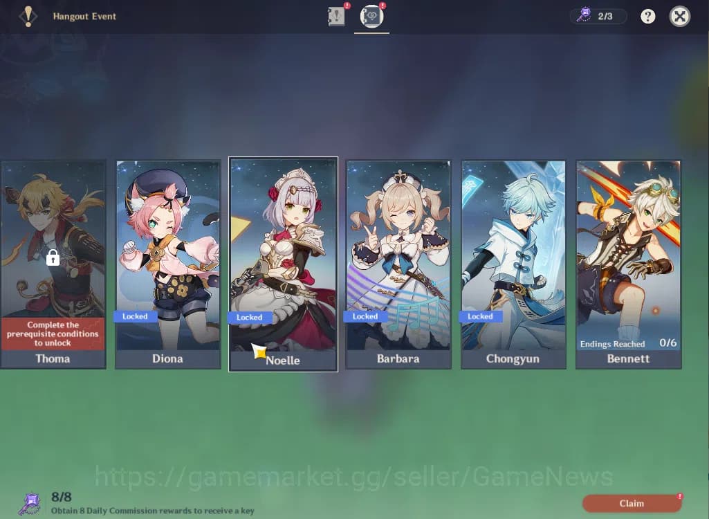 Genshin Impact Accounts ASIA|AR 50|1 Limited +2(*5Weapon)|Flins+Sign|Mc Ma image 13