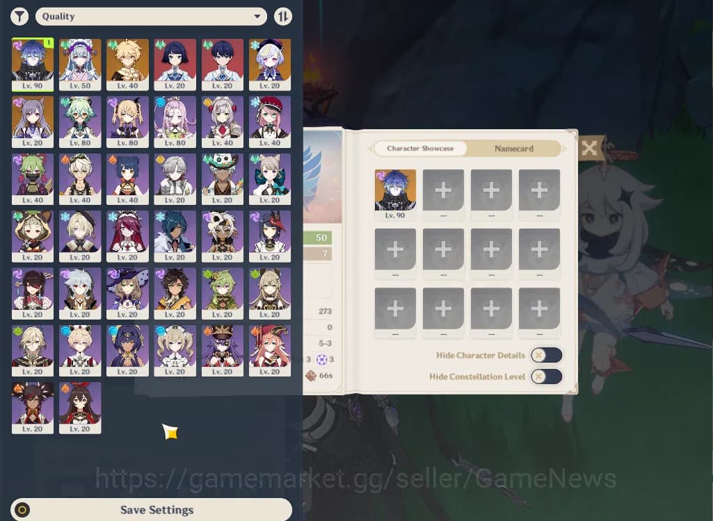 Genshin Impact Accounts ASIA|AR 50|1 Limited +2(*5Weapon)|Flins+Sign|Mc Ma image 2