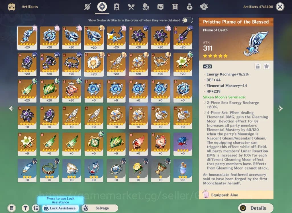 Genshin Impact Accounts ASIA|AR 50|1 Limited +2(*5Weapon)|Flins+Sign|Mc Ma image 5