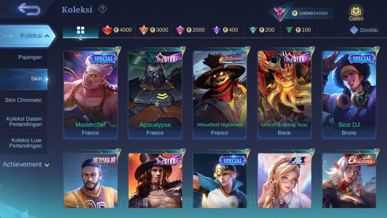 Mobile Legends: Bang Bang Accounts GLOBAL|Hero 132|skin 400|legend(freya,alu),KOF val image 11