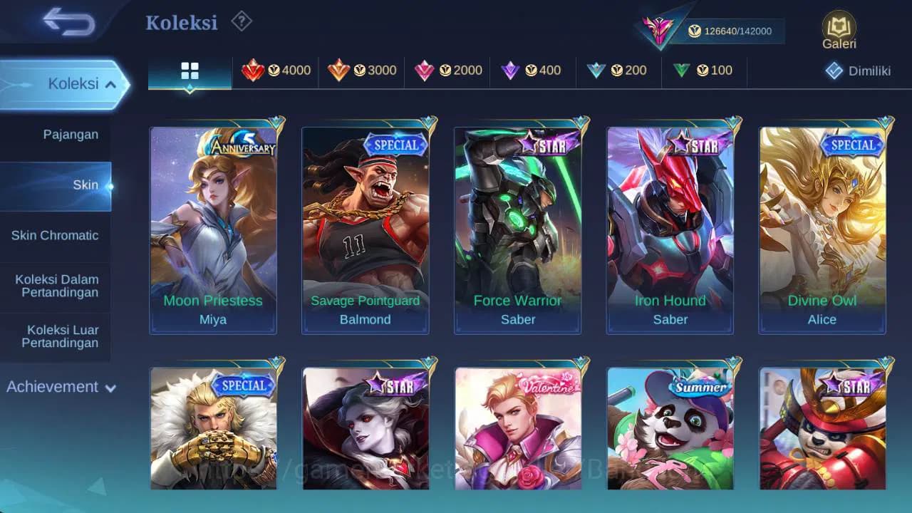 Mobile Legends: Bang Bang Accounts GLOBAL|Hero 132|skin 400|legend(freya,alu),KOF val image 12