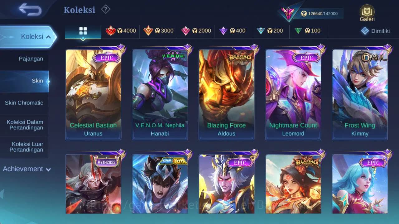Mobile Legends: Bang Bang Accounts GLOBAL|Hero 132|skin 400|legend(freya,alu),KOF val image 14