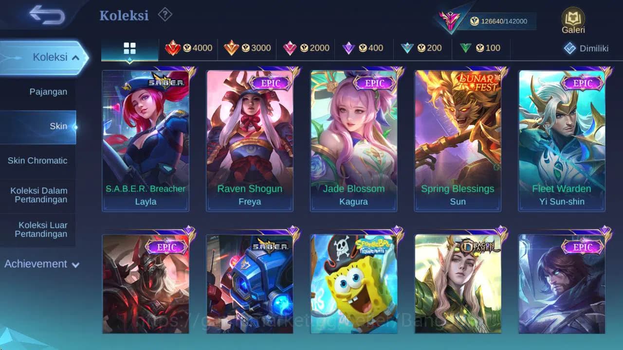 Mobile Legends: Bang Bang Accounts GLOBAL|Hero 132|skin 400|legend(freya,alu),KOF val image 16