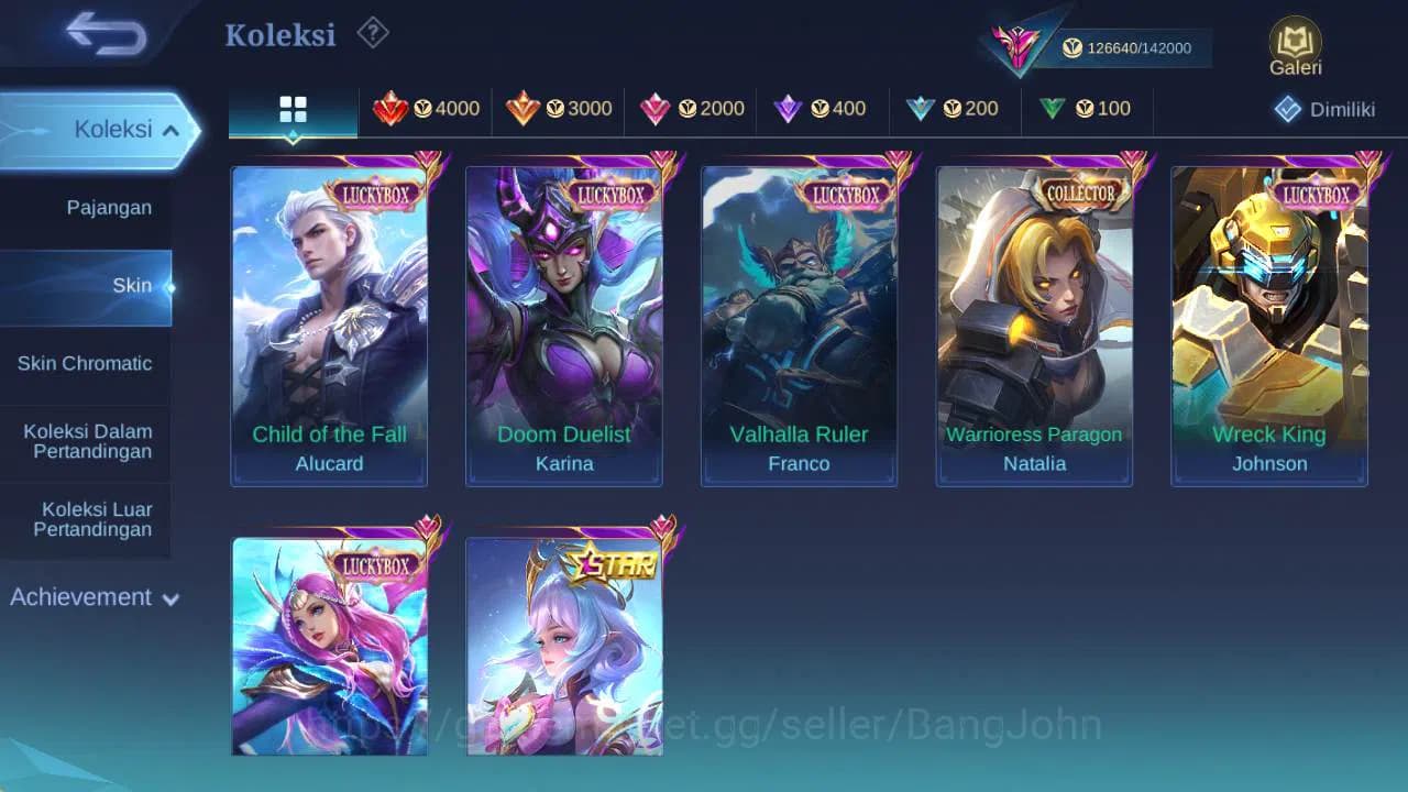 Mobile Legends: Bang Bang Accounts GLOBAL|Hero 132|skin 400|legend(freya,alu),KOF val image 18
