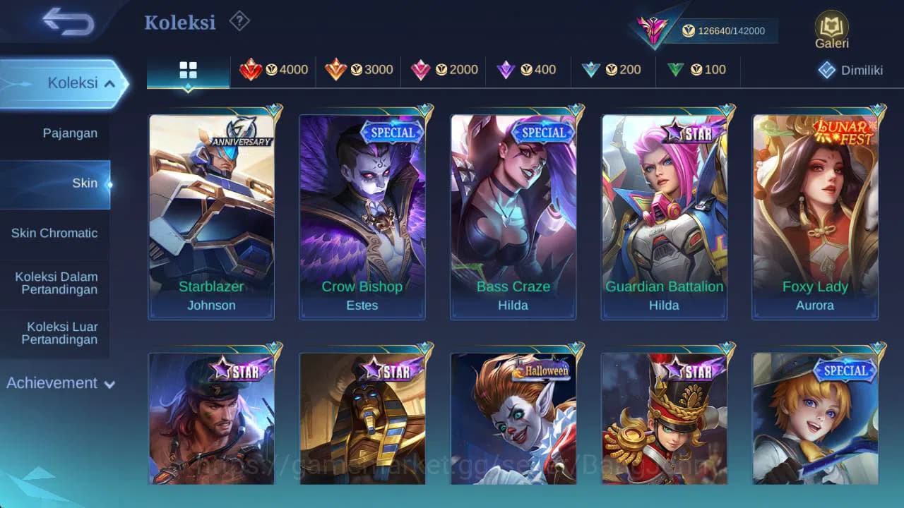 Mobile Legends: Bang Bang Accounts GLOBAL|Hero 132|skin 400|legend(freya,alu),KOF val image 8