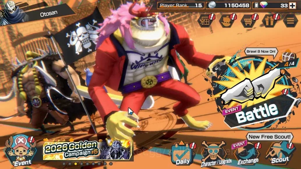 One Piece Bounty Rush Accounts Global |5 EX characters |Film Red Shanks,Blackbear image 1